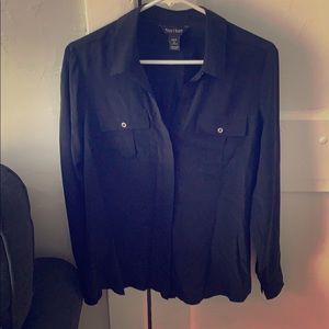 White House Black Market Silk Blouse